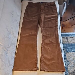 Gap Flare Corduroys In Chocolate Brown, Sz 12
